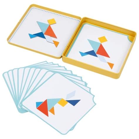 Tangram magnétique Montessori Jeu de voyage