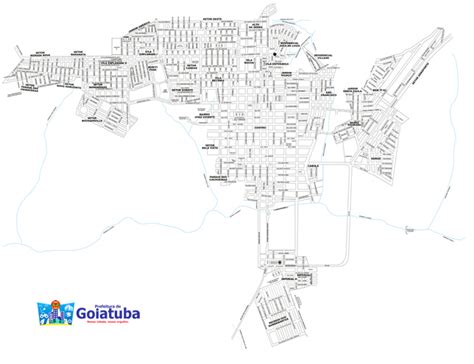 Mapa do Município Prefeitura Municipal de Goiatuba