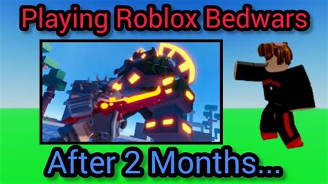 Playing Roblox Bedwars After Months Youtube