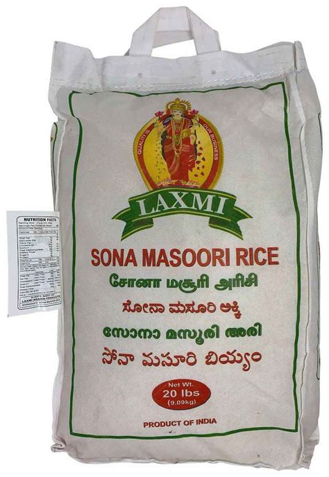 Buy Laxmi Sonamasuri Sona Masoori Rice 20 Lbs India Cash Carry