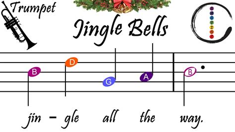 Jingle Bells Trumpet Relaxing Beginner Sheet Music With Easy Notes