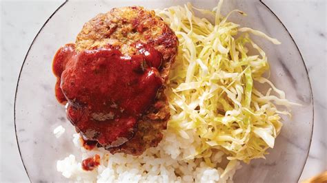 Japanese Oven Burgers with Cabbage Salad | The Splendid Table