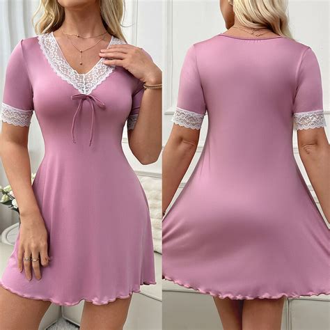 Sexy Women S Lingerie Lace Cotton Underwear Night Dress Babydoll