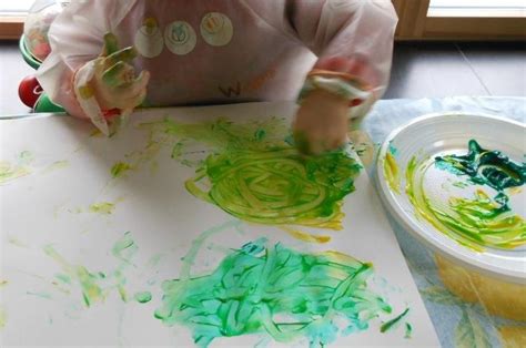 Pédagogie Montessori Activité Peinture Au Doigt Bout De Chou En éveil