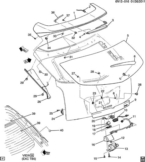 2016 Cadillac Srx Parts Diagram