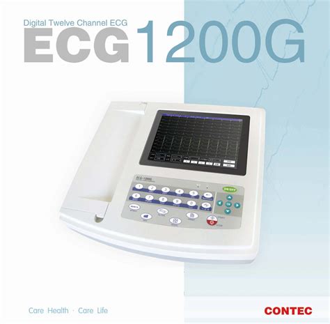 Electrocardiografo Canales Ecg G Contec Biomedic