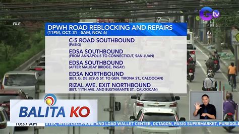 Road Reblocking Isasagawa Sa Ilang Kalsada Sa Metro Manila BK YouTube