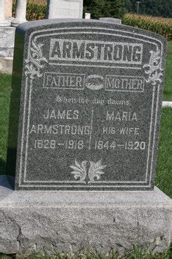 James Armstrong Find A Grave Memorial