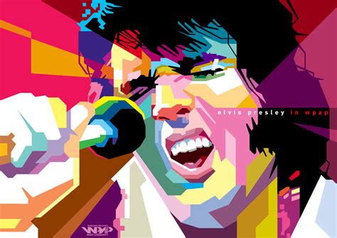 Wedha S Pop Art Portrait Wpap Behance