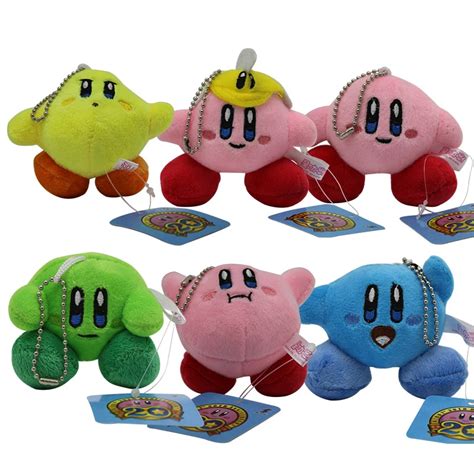 Nette Stern Kirby Pl Sch Keychain Popopo Kleine Anh Nger Weiche