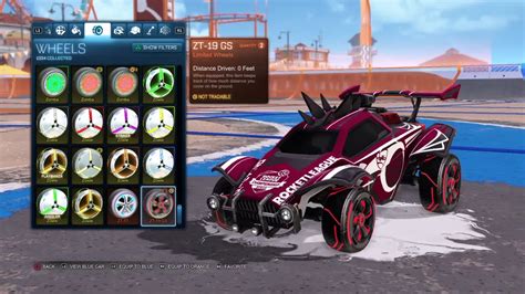 Rocket LeagueShowcase New Gamestop DLC ZT 19 GS Wheels YouTube