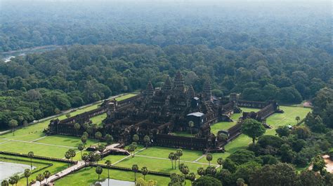 Drone Shot of Angkor Wat · Free Stock Photo