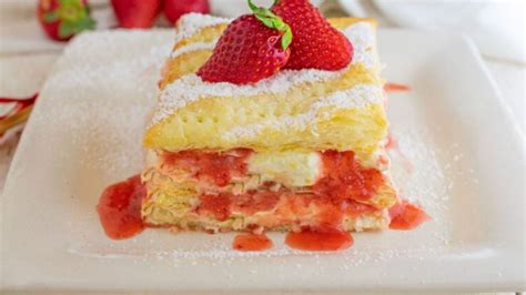 Millefeuille Fraise Et Citron D Couvrez Cette Recette D Licieuse