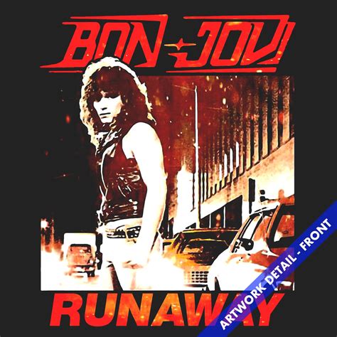 Bon Jovi T-Shirt | Runaway & Album Art Bon Jovi Shirt