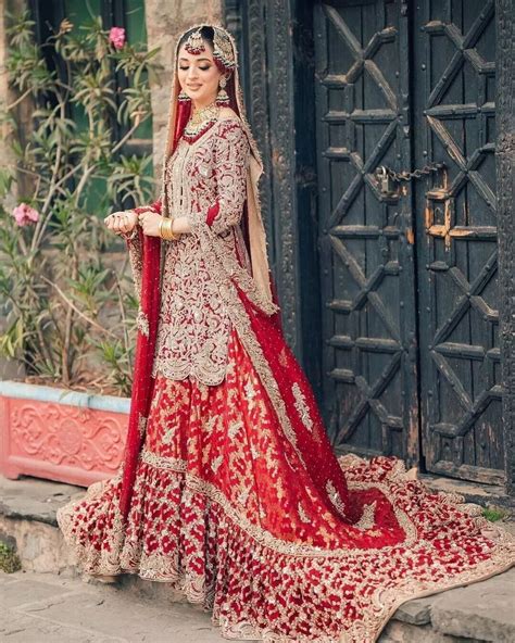 Kshkin Wedding Long Trail Designer Bridal Lehenga With Embroidered Kameez Ebay Wedding