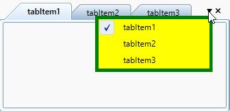 Context Menu In WPF TabControl Control Syncfusion