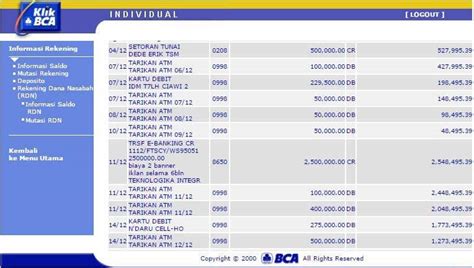 Cara Gampang Cek Saldo Bca Lewat Internet Banking