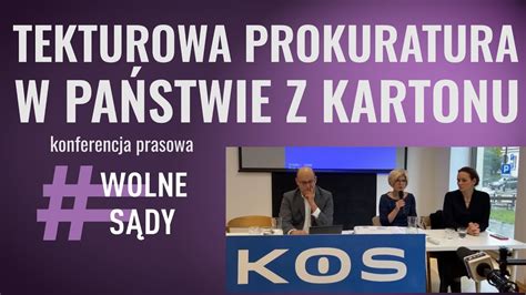 Tekturowa prokuratura w państwie z kartonu konferencja prasowa