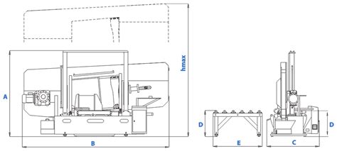 Cuteral Csm Semi Automatic Double Column Hydraulic Bandsaw