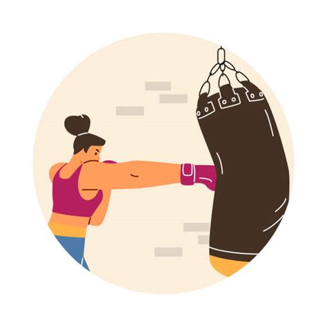 80 Girl Kickboxing Stock Illustrations Royalty Free Vector Graphics