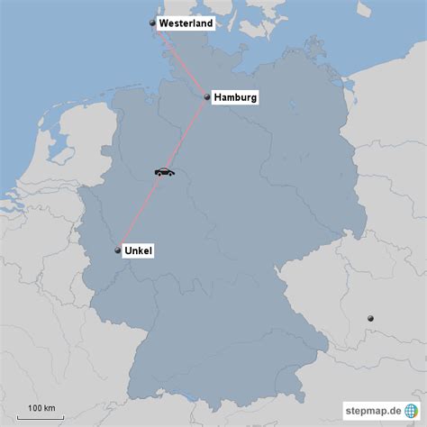 StepMap Unkel Sylt Landkarte für Deutschland