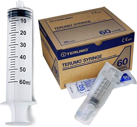 Terumo Hypodermic Syringes Without Needle 60cc Luer