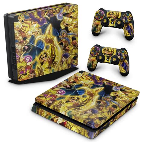 Skin PS4 Slim Adesivo Cavaleiros Do Zodiaco Shopee Brasil