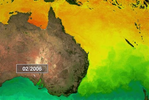 Nasa Svs Modis Sea Surface Temperature Time Series Data Shows