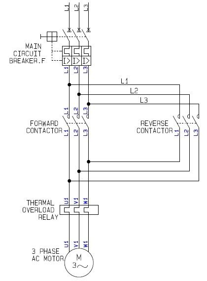 Forward Reverse Motor Control Diagram Pdf