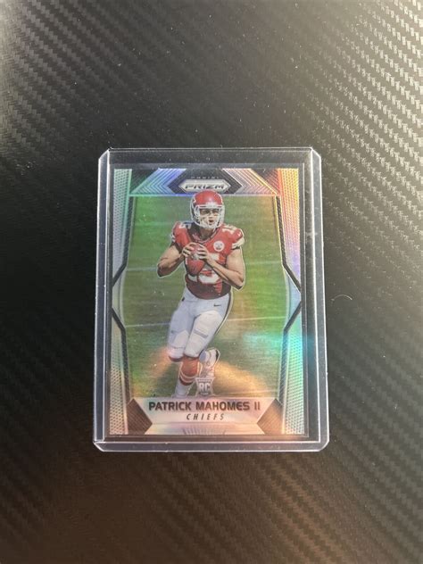 Panini Prizm Rookies Silver Prizm Patrick Mahomes Ii Rc