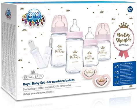 Canpol Babies Zestaw Wyprawka Dla Noworodka Royal Baby Girl