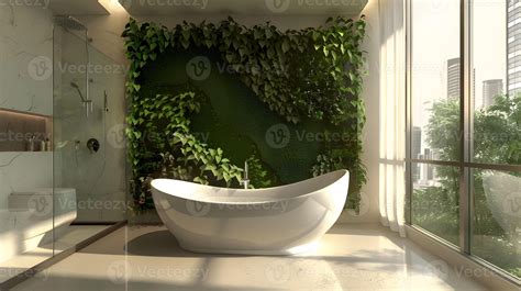 Contemporary Bathroom Oasis Serene Luxury With Freestanding Tub And