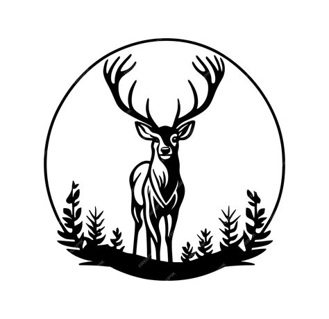 Premium Vector Free Vector Deer Silhouette Design Illustration