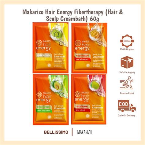 Jual Makarizo Hair Energy Fibertherapy Aloe Melon Extract Royal Jelly