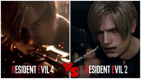 Re2 Vs Re4 Remake Gameplay Comparison Which Is Better Youtube