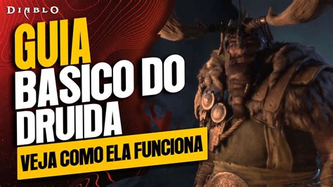 GUIA BÁSICO DA CLASSE DRUIDA EM DIABLO 4 YouTube