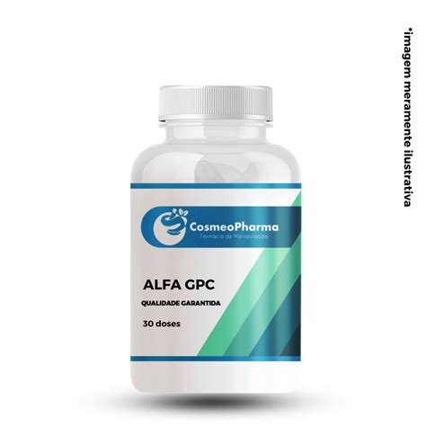 Alfa GPC 300mg 30 doses Manipulare Pharma Farmácia de Manipulação