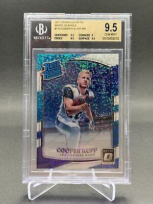 Cooper Kupp 2017 Panini Donruss Optic White Sparkle Rated Rookie RC BGS