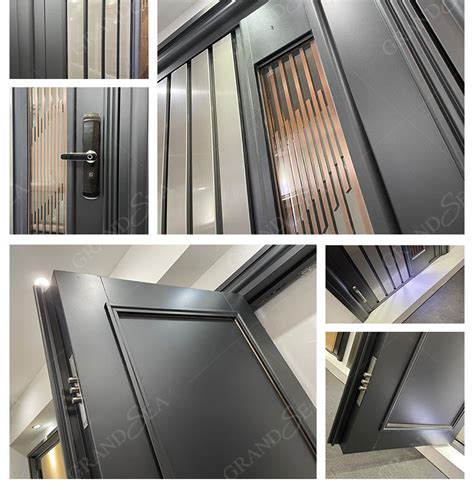 New Design Stainless Steel Doors Main Door Grill Design Metal Door ...