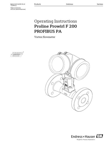 Proline Prowirl F 200 Pdf Instrumentation Safety