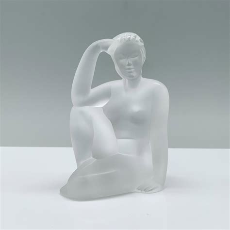 At Auction Lalique Crystal Figurine Nude Flore