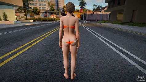 Misaki Red Bikini For Gta San Andreas