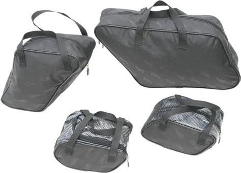 Saddlemen Black 4 Pack Saddlebag Liners For 12 16 Harley Dyna