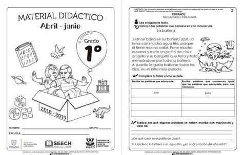 Material Didáctico Del Primer Trimestre Sexto Grado Ciclo Escolar 2019 Cb0