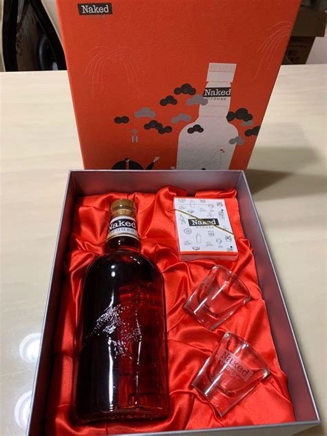 Naked Grouse Whisky 700ml Brand New Gift Set Food Drinks Alcoholic