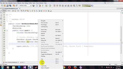 How To Create Radiobutton And Set Select Radiobutton Using Java Applet