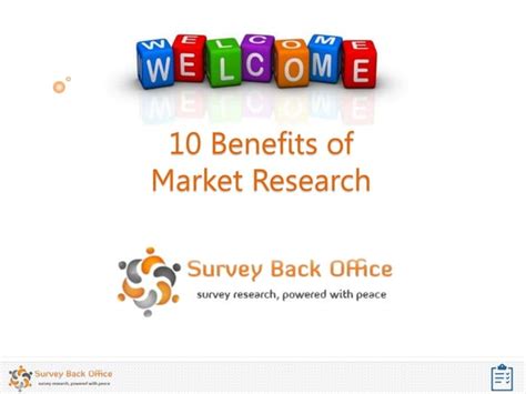 Benefits Of Market Research Ppt