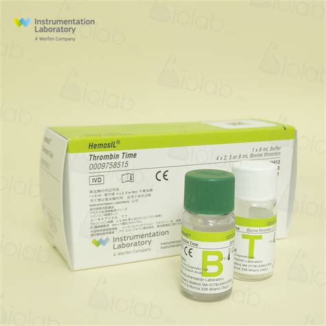 ACL Thrombin Time Buffer (4x5ml+9 mL ) 2 kits -Biolab Diagnostics