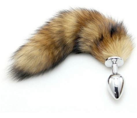 Plug Anal Cola Zorro Caf Medell N Sex Shop