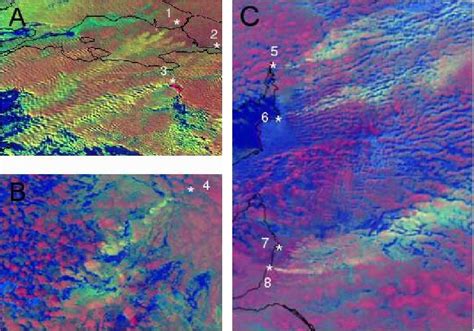 Satellite Visualization Of Noaa Avhrr Image Showing The Microstructure